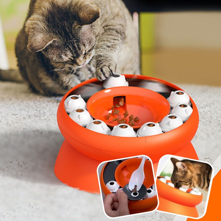 Distributeur de croquettes pour chat | PuzzleFeeder™ - Paw Chat