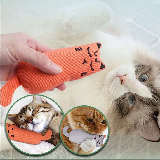 Jouet peluche herbe à chat catnip | CatPlay™ - Paw Chat