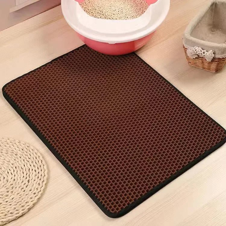 Tapis-litière-pour-chat-brun-Paw-Chat
